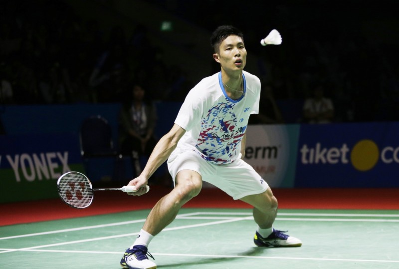 周天成闖進印尼賽冠軍戰。（美聯社）