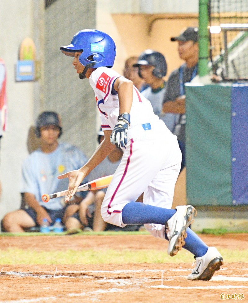 台灣隊長黃天賜。（記者黃志源攝）