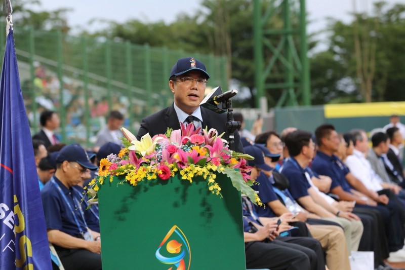 2019第5屆U-12世界盃棒球錦標賽今晚開幕，台南市長黃偉哲邀請球迷們來台南為小將選手們加油。（台南市政府提供）