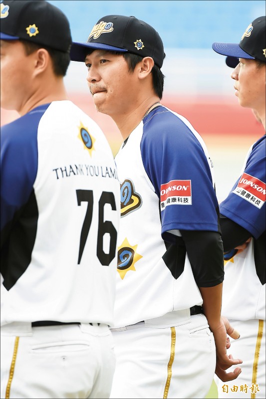 被稻葉點名要特別注意的陳禹勳(中),指日本隊應該注意的是李振昌。(記者陳志曲攝) 被稻葉點名要特別注意的陳禹勳(中),指日本隊應該注意的是李振昌。(記者陳志曲攝)