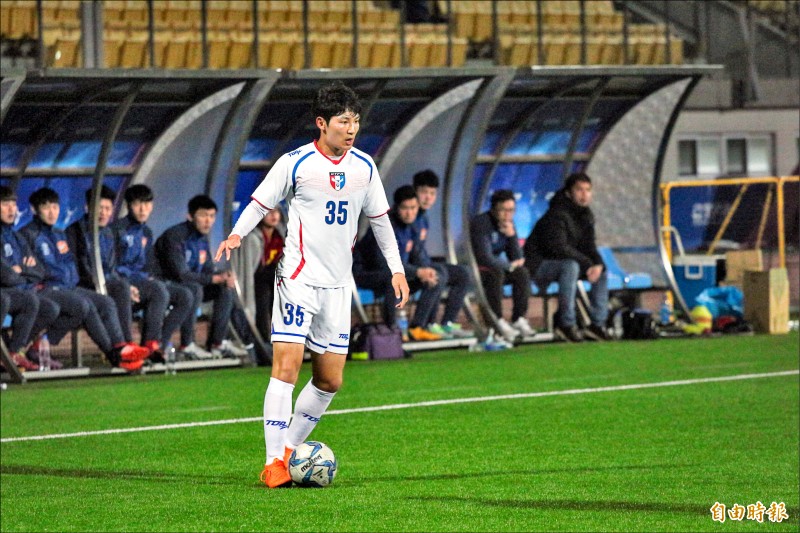 王建明擬放棄南韓籍，為台灣男足效力，可望補強我後場戰力。（資料照，記者廖聿偉攝）