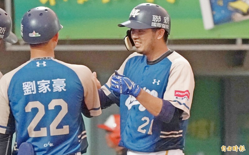 Lamigo桃猿郭嚴文。（記者黃志源攝）