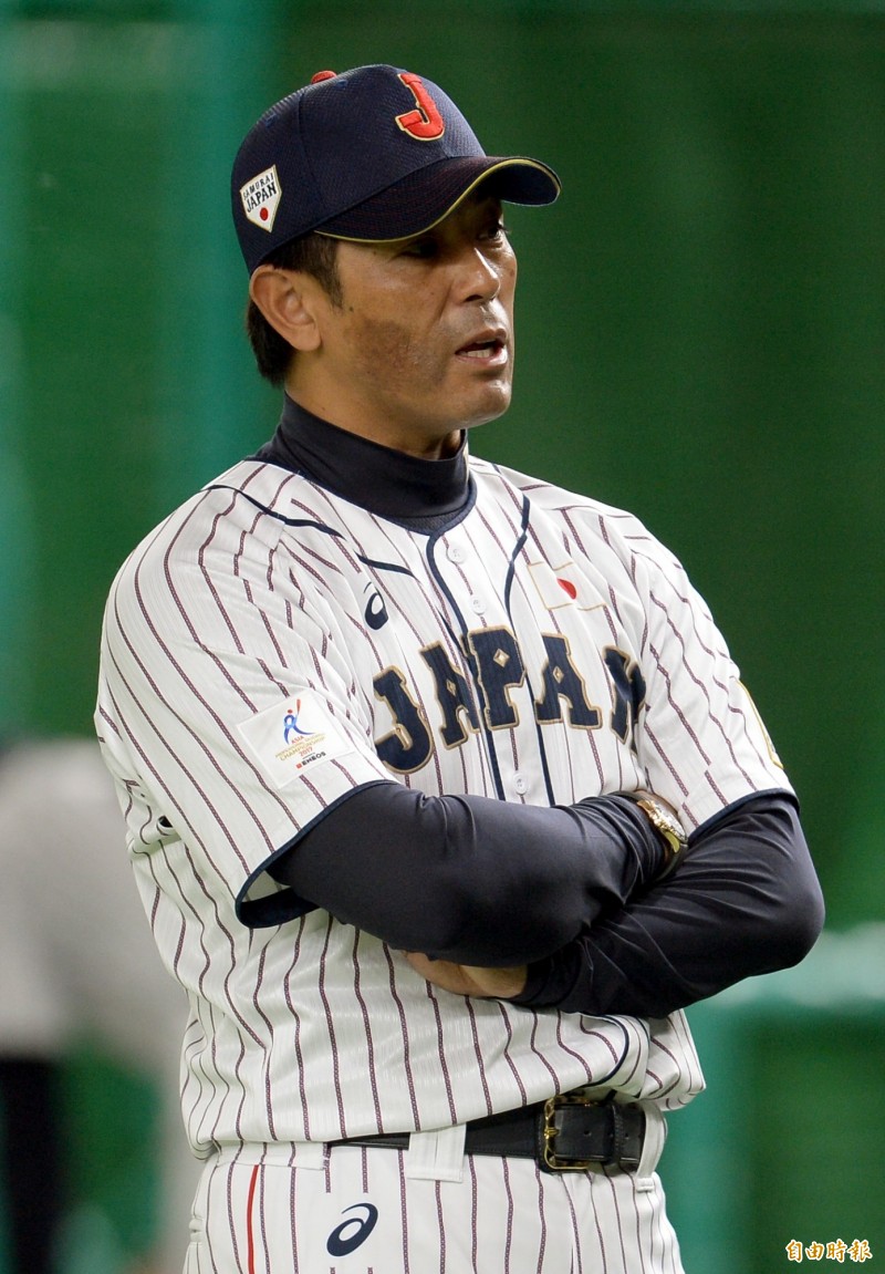 日本監督稻葉篤紀。（資料照，記者林正堃攝）