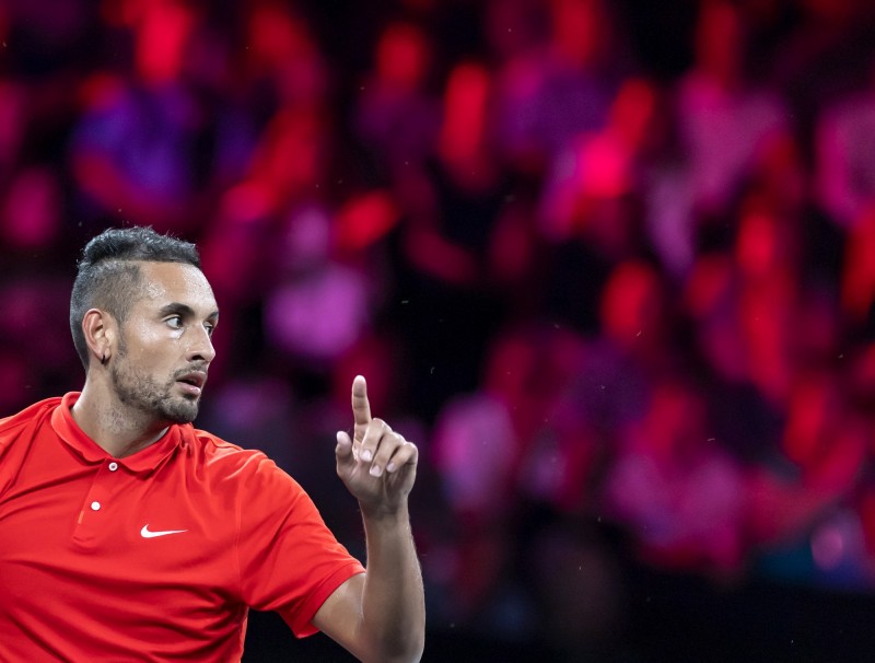 基里奧斯和路德槓上。（資料照，歐新社）