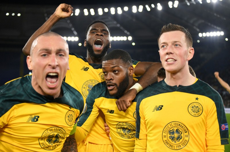 塞爾特人逆轉擊敗拉齊歐，提前獲得歐霸32強的門票。（路透社）