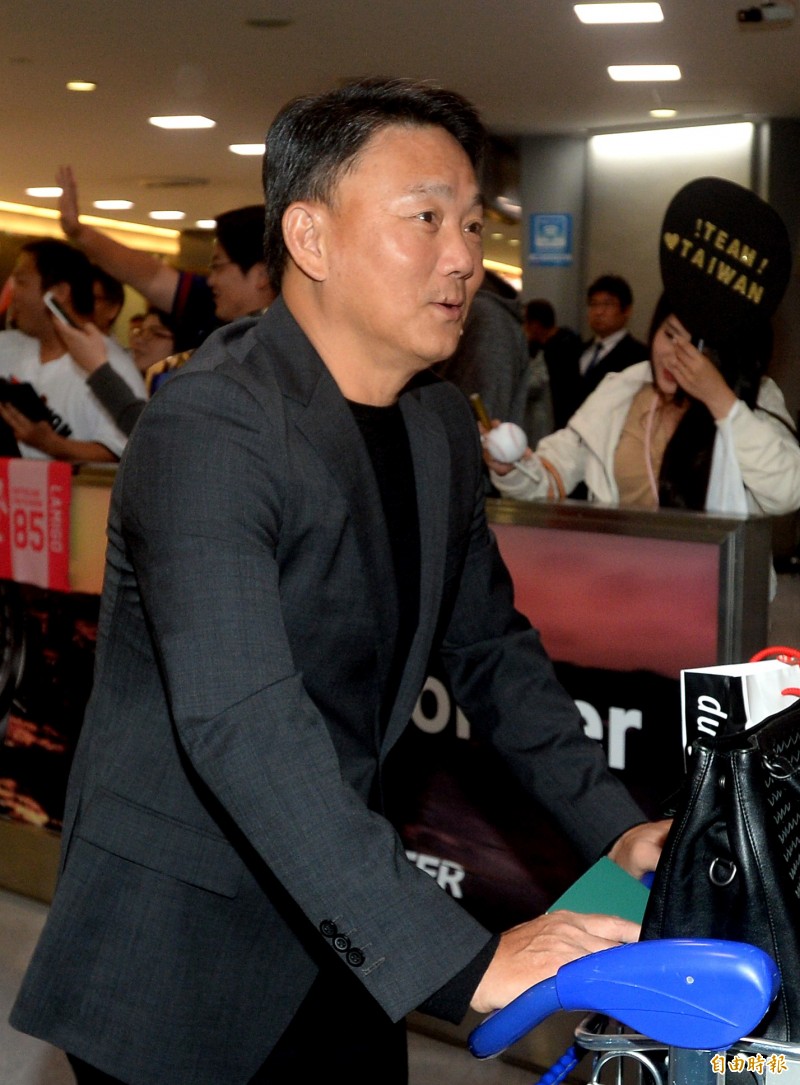 台灣隊總教練洪一中。（特派記者林正堃攝）