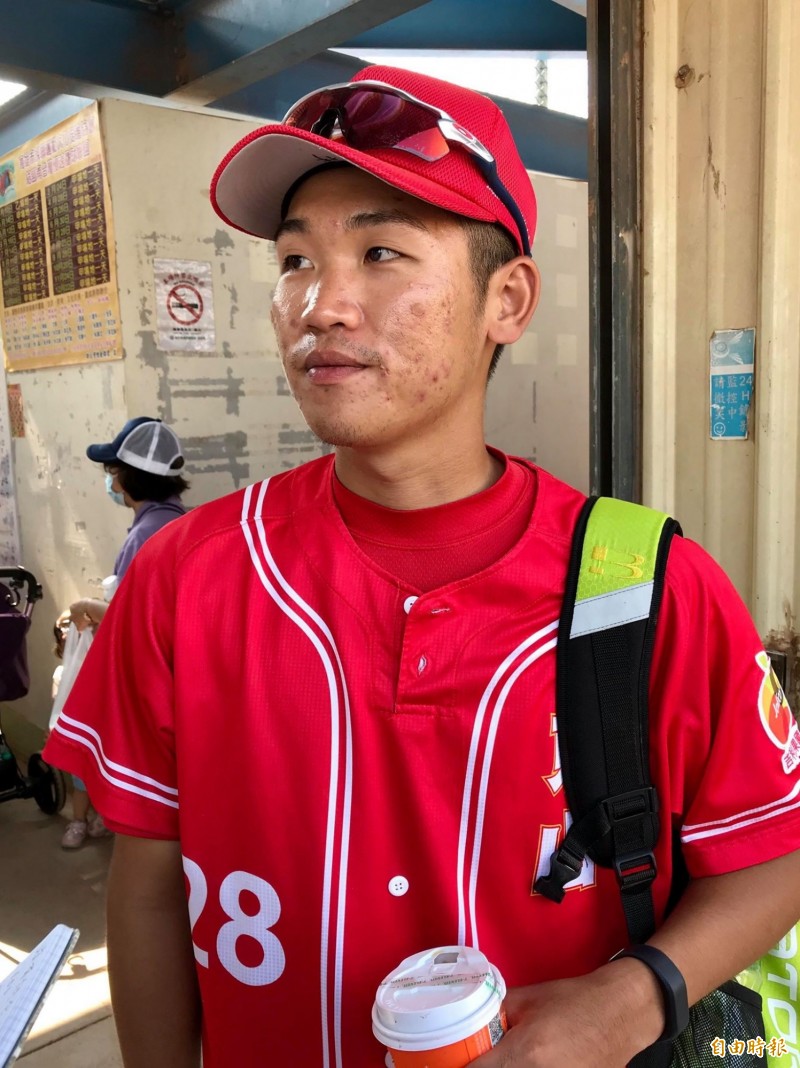 彰化東山國小教練古林睿宸 。（記者徐正揚攝）