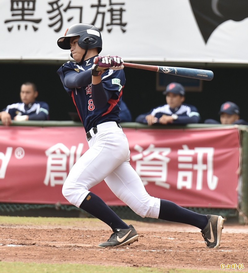 平鎮高中宋晟睿。（記者塗建榮攝）