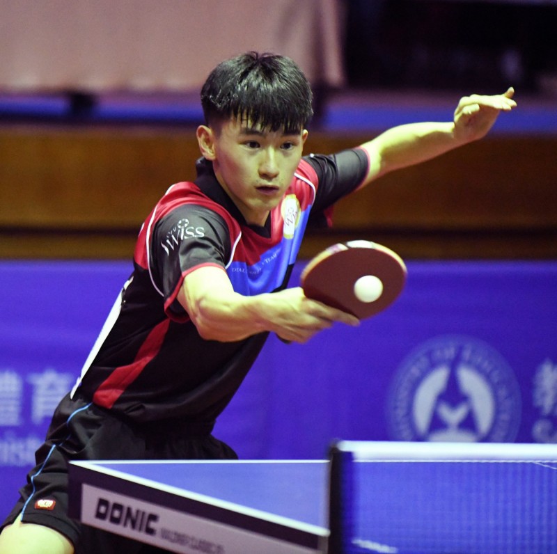 黎昕陽首度入選成人國手。（桌協提供）