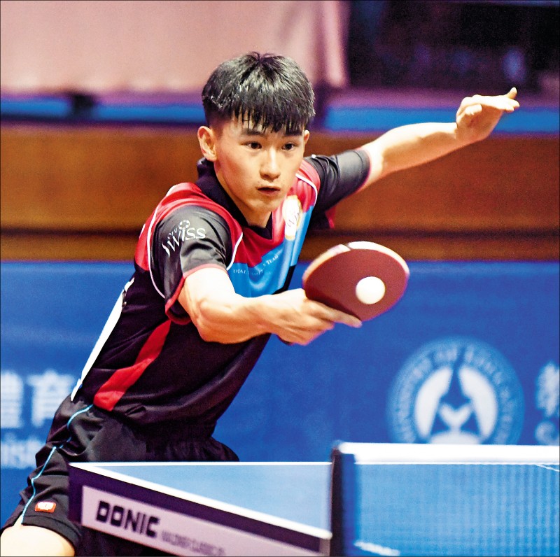 黎昕陽首度入選成人國手。
(桌協提供) 黎昕陽首度入選成人國手。
(桌協提供)