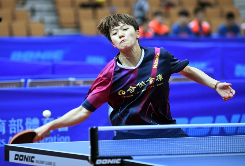 合庫女將黃怡樺第22次入選國手。（桌協提供）