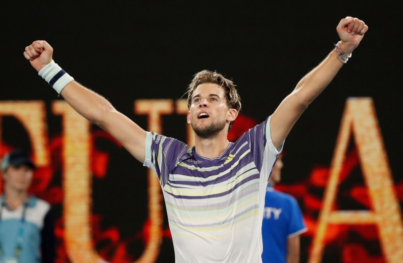 提姆將在決賽面對喬科維奇。（路透）