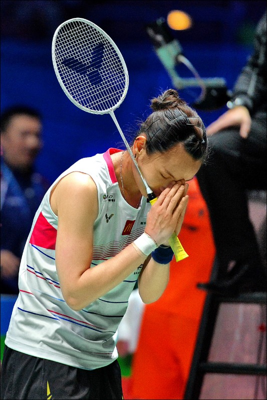 戴資穎(右)3度稱霸全英賽。(Badminton Photo提供) 戴資穎(右)3度稱霸全英賽。(Badminton Photo提供)