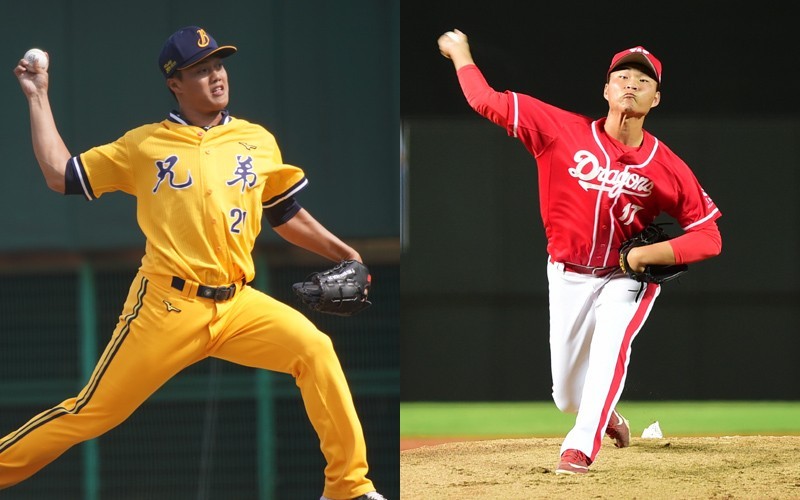 中信兄弟推派吳蔚驊先發，味全龍則推出郭郁政主投。（本報資料照）