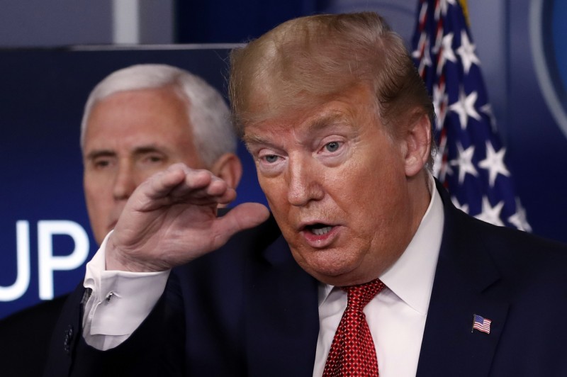 美國總統川普。（歐新社）