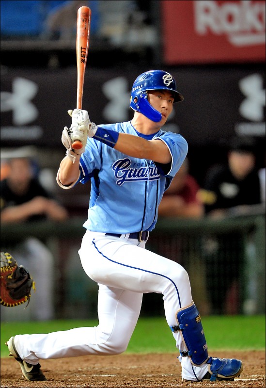 富邦戴培峰生涯首轟到手。（資料照）