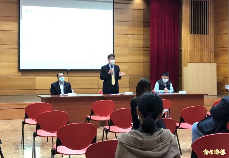 體育署今召開紓困振興計畫座談。（記者粘藐云攝）