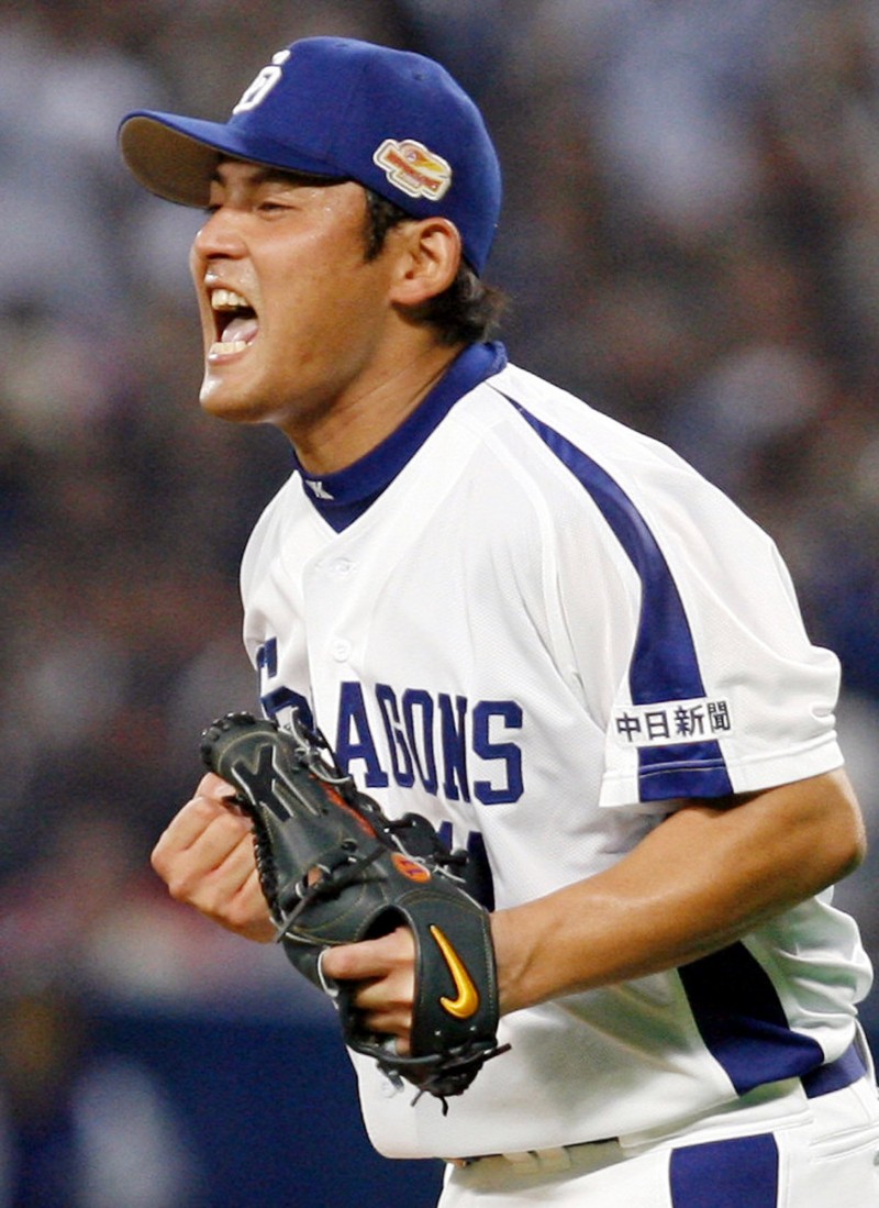 前中日龍球星川上憲伸。（資料照，美聯社）