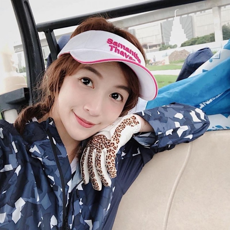 女星黃巧綸。（高爾夫球雜誌提供）