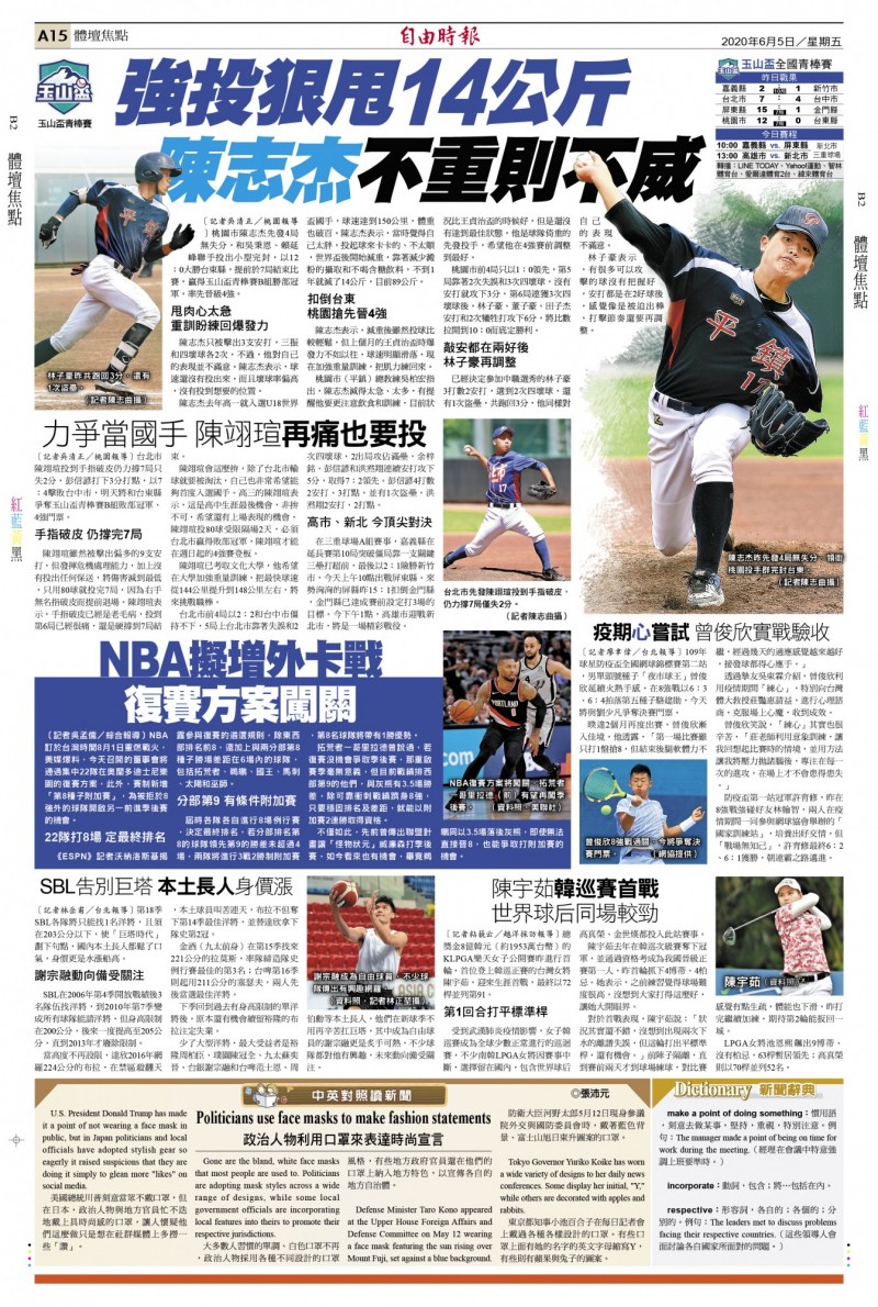 玉山盃》強投狠甩14公斤 陳志杰「不重則不威」 - 自由體育
