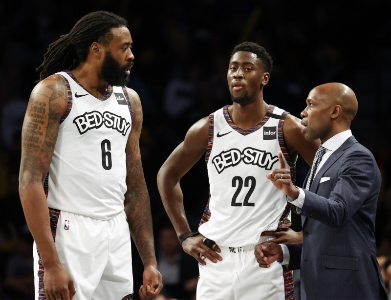 D.喬丹（左）不滿自己沒能先發出賽，為日後紛爭種下根源。（歐新社）