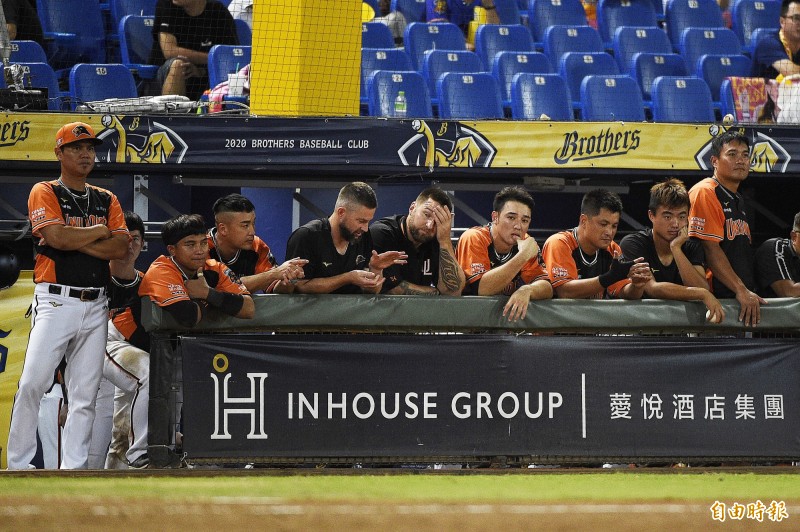 統一獅吞敗。（記者陳志曲攝）