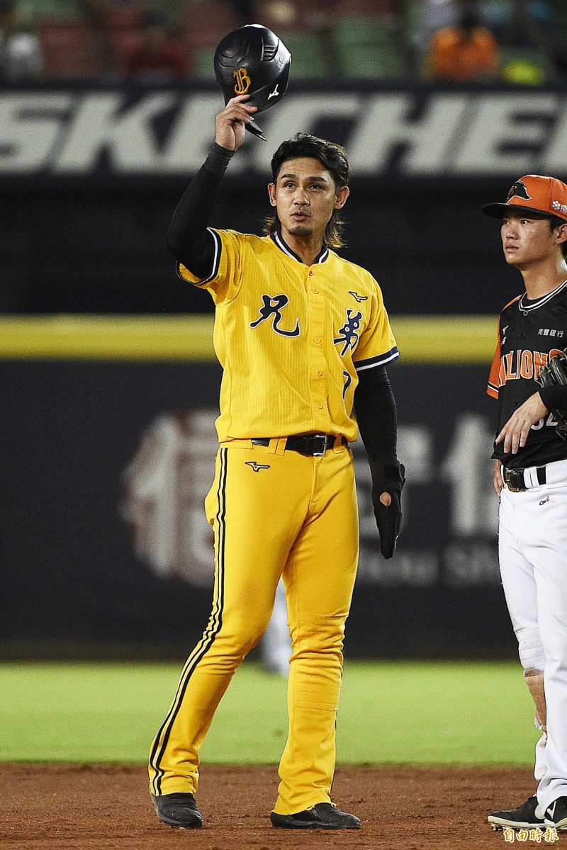中信兄弟張志豪。（記者陳志曲攝）