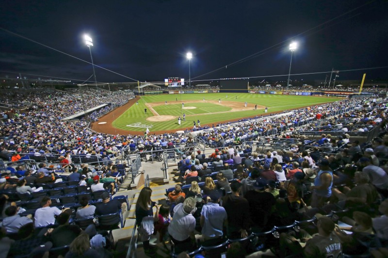 大聯盟本季仍有機會開放觀眾進場。（資料照，美聯社）