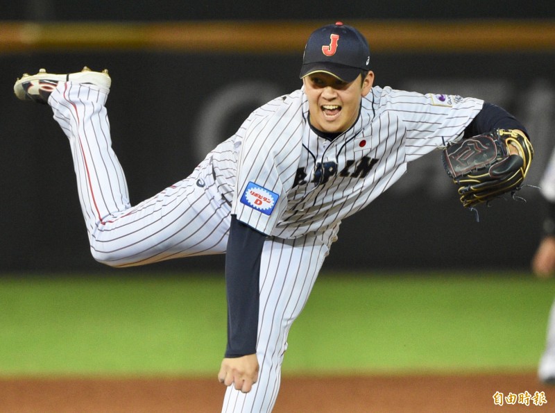 橫濱守護神山崎康晃。（資料照，記者羅沛德攝）