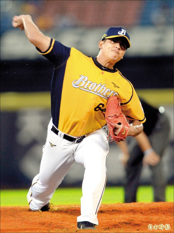 黃恩賜今年投出優異成績，展現接班本土王牌的氣勢。（資料照，記者林正堃攝）