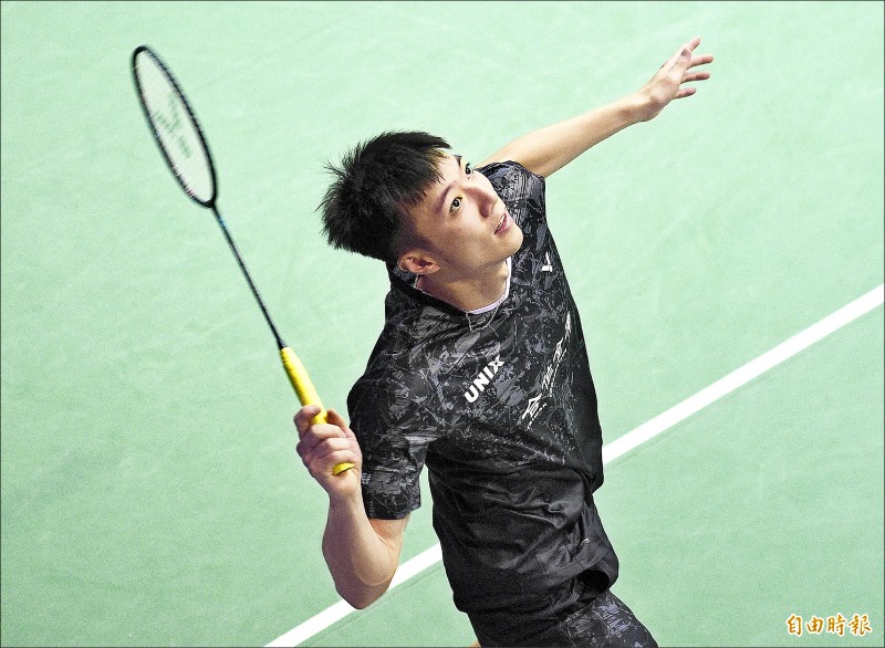 王子維與對手奮戰到決勝局,最終拿下勝利。(記者陳志曲攝) 王子維與對手奮戰到決勝局,最終拿下勝利。(記者陳志曲攝)