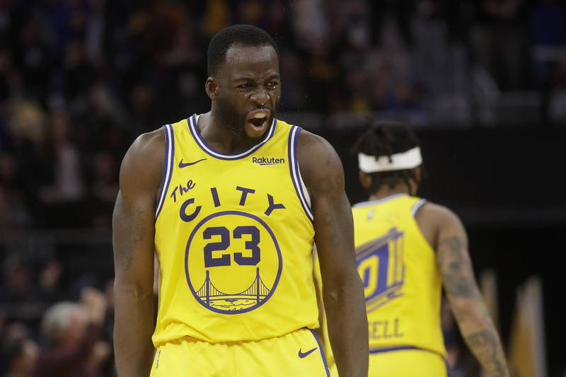 勇士球星D.格林。（資料照，美聯社）