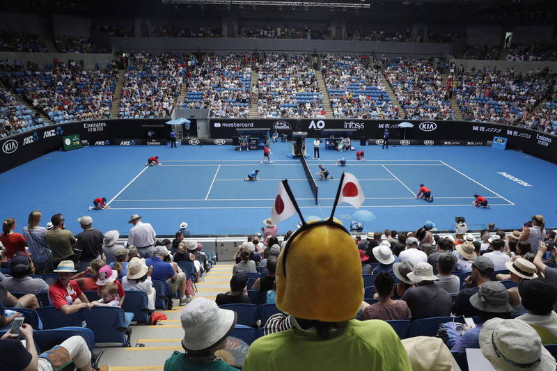 明年的澳網也會開放球迷進場。（資料照，歐新社）