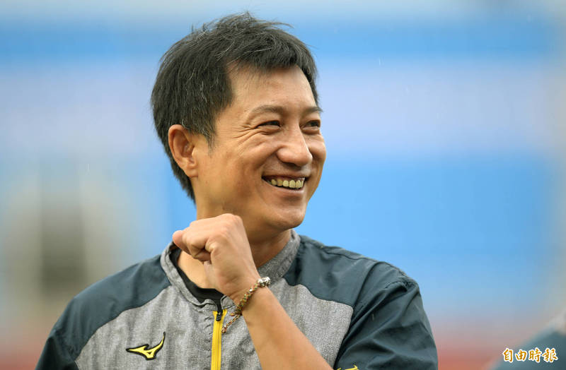 中信兄弟總教練丘昌榮。（記者林正堃攝）