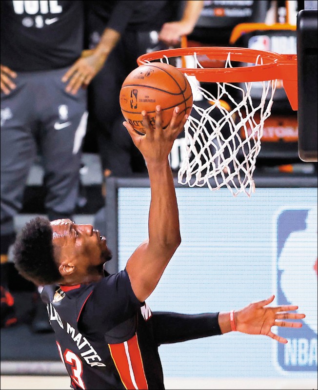 熱火艾德巴約第2戰預計照常出賽。（法新社）