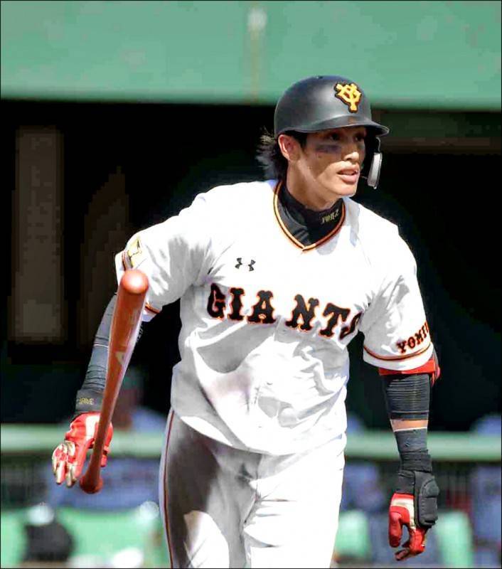 陽岱鋼。（資料照，取自讀賣巨人推特）