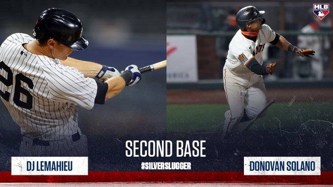 二壘手銀棒獎。（圖片取自MLBNetwork）