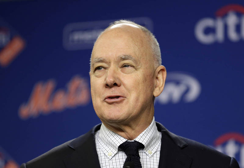 前大都會總管艾德森，如今擔任球隊總裁。（資料照，美聯社）