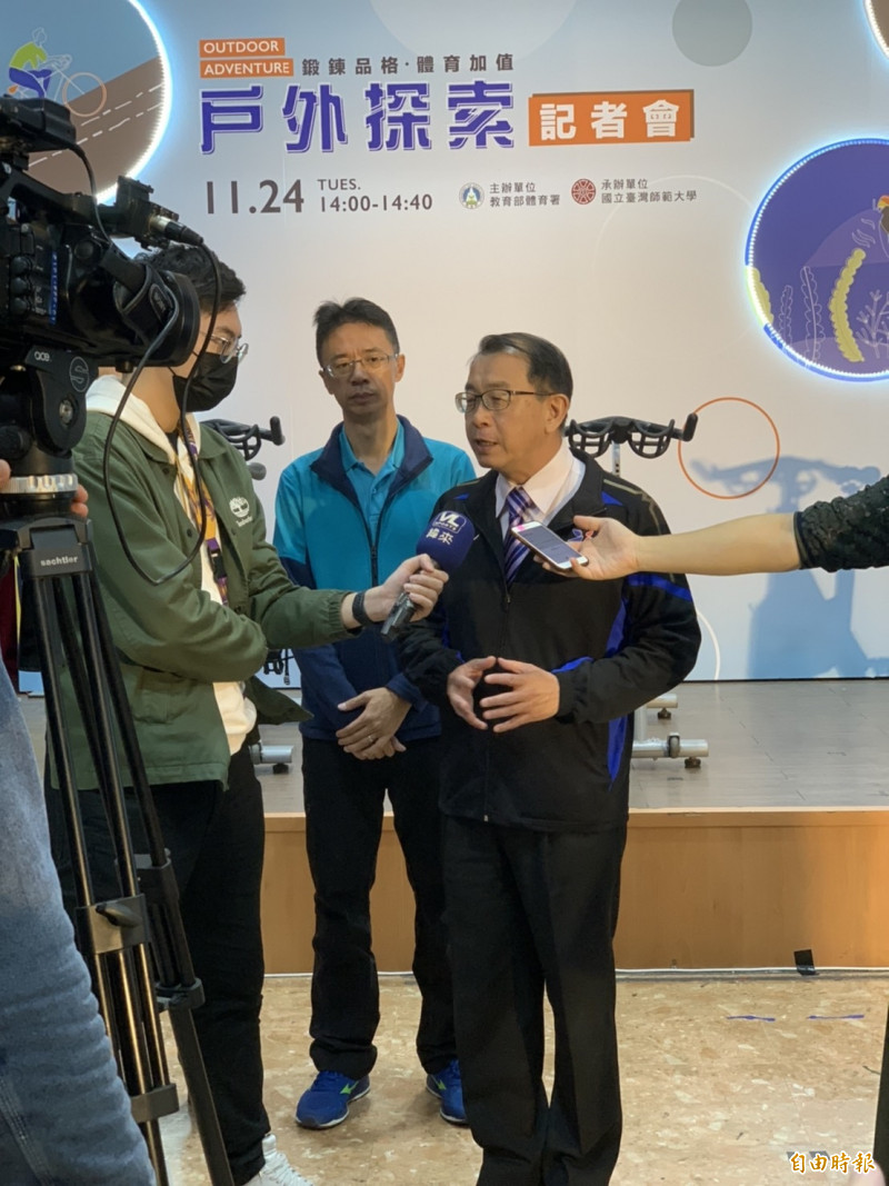 體育署署長張少熙。（記者吳孟儒攝）