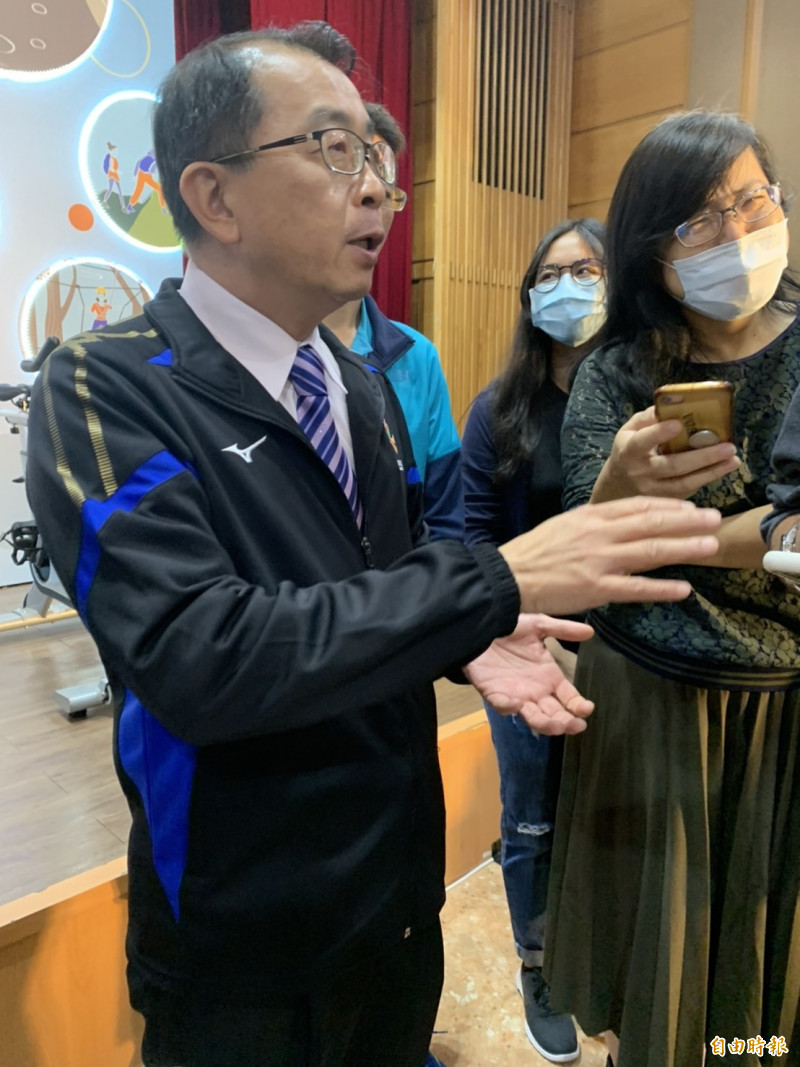 體育署署長張少熙。（記者吳孟儒攝）