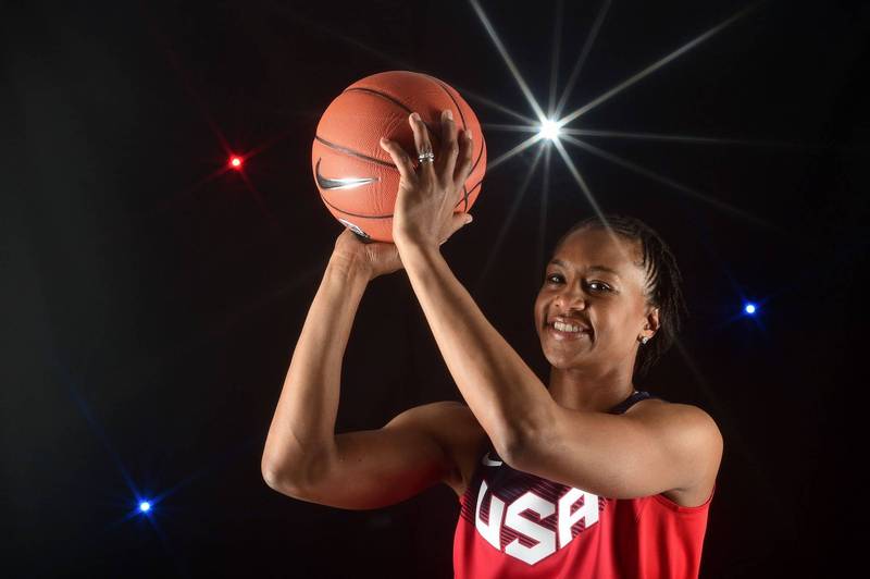 WNBA名將凱欽絲。（資料照，法新社）