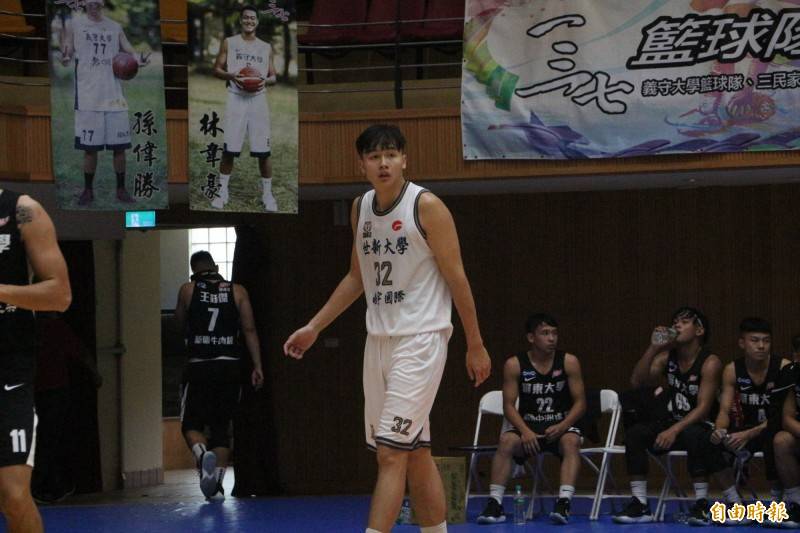 世新吳沛嘉。（記者粘藐云攝）