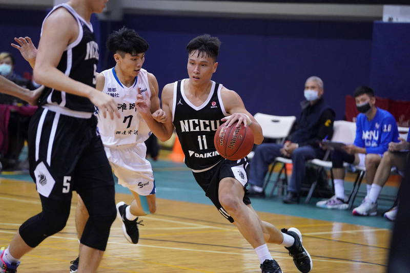 政大洪楷傑拿下全場最高20分。（大專體總提供）