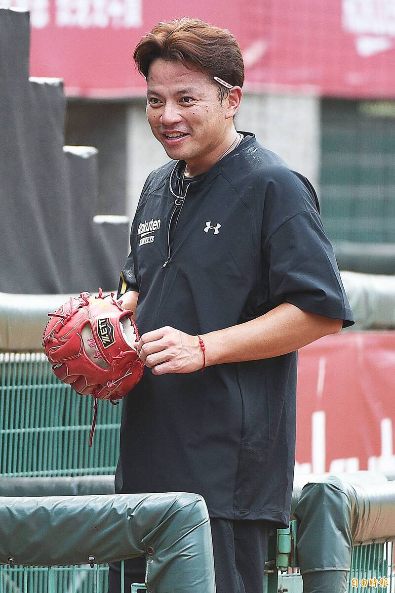 樂天桃猿林柏佑。（資料照，記者陳志曲攝）