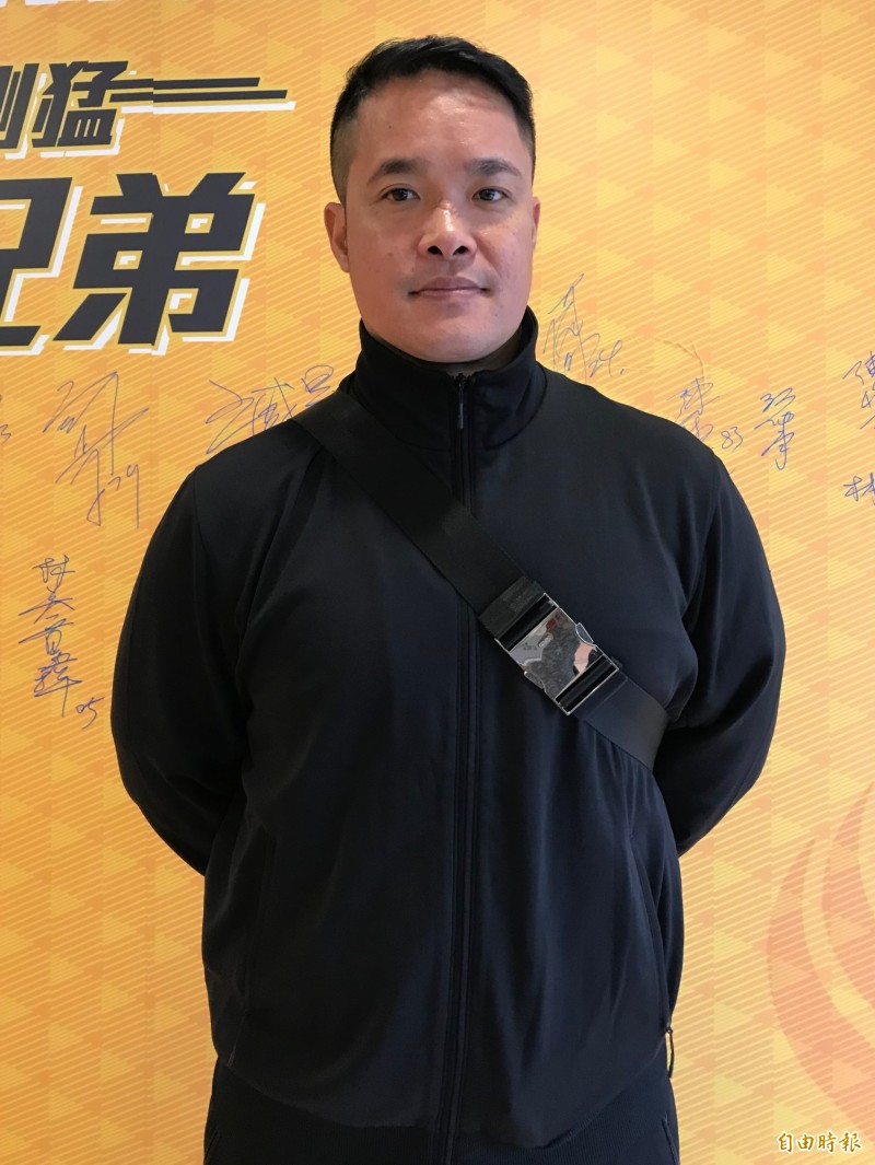 中信兄弟林智勝。（記者徐正揚攝）