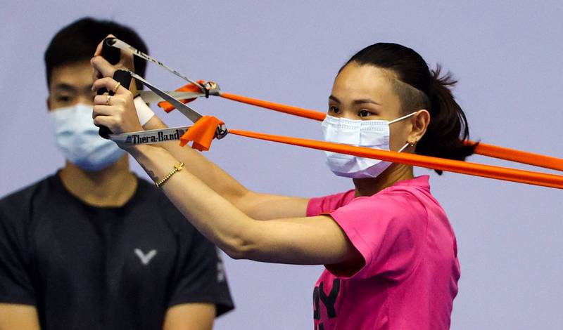 戴資穎備戰泰國賽。（Badminton Photo提供）