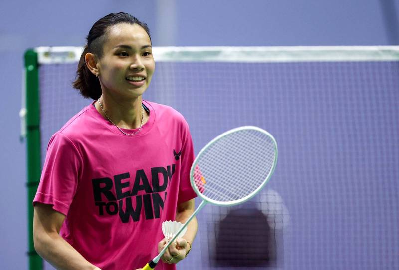 戴資穎備戰泰國賽。（Badminton Photo提供）