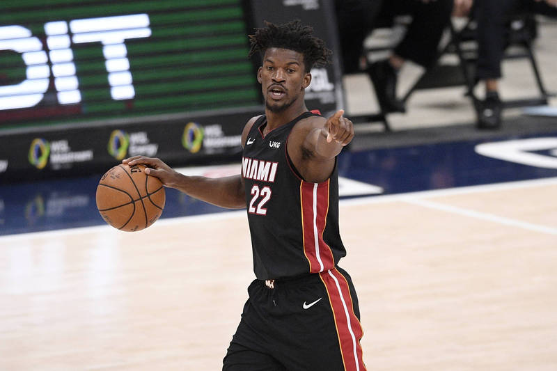 熱火巴特勒。（美聯社）