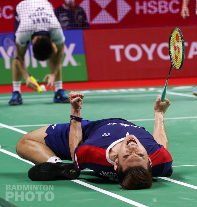 王齊麟／李洋拿下合拍後首座超級1000系列冠軍。（Badminton Photo提供）