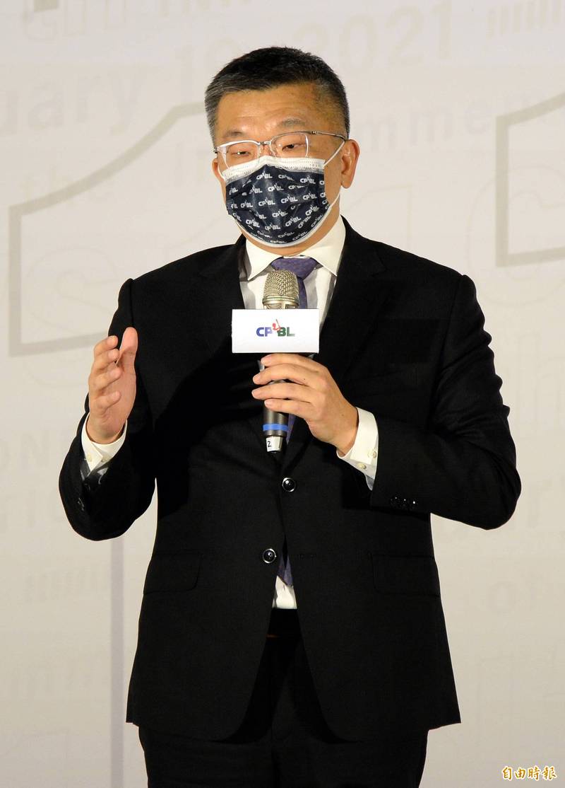 中職新任會長蔡其昌。（記者林正堃攝）
